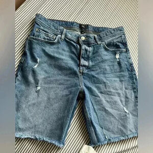 River island denim shorts like new